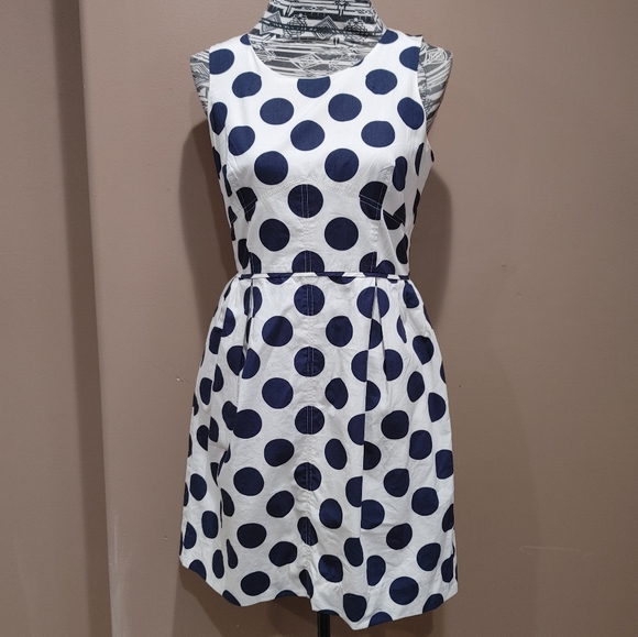 J. Crew Factory Dresses & Skirts - J. Crew polka dot sun dress with pockets